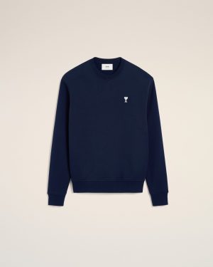 Sweatshirt Bleu Marine Ami de Coeur En Coton