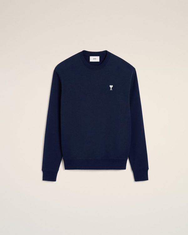 Sweatshirt Bleu Marine Ami de Coeur En Coton