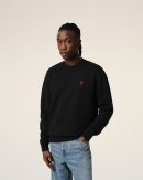 Sweatshirt Noir Ami de Coeur En Coton