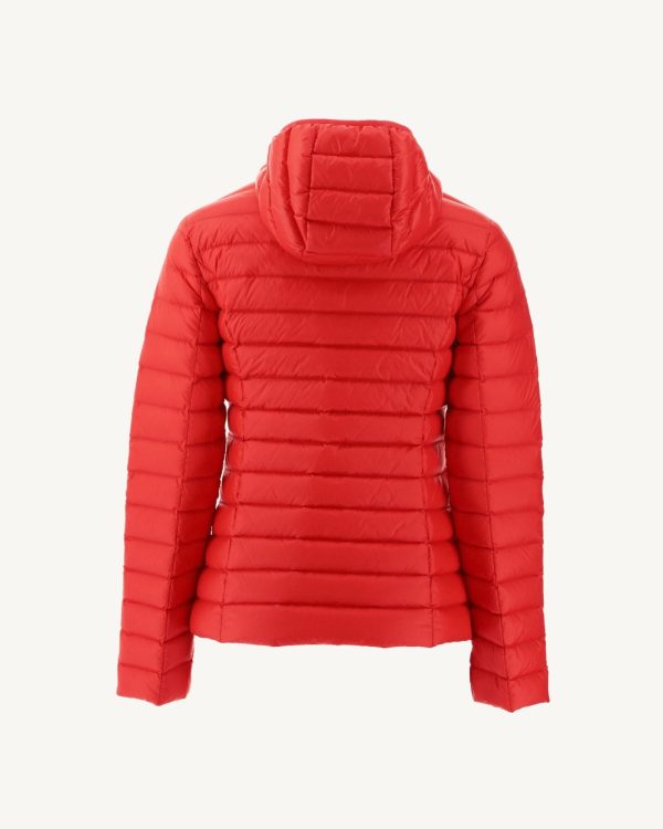 Doudoune légère à capuche Rouge vif Cloe – Image 3