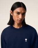 Sweatshirt Bleu Marine Ami de Coeur En Coton