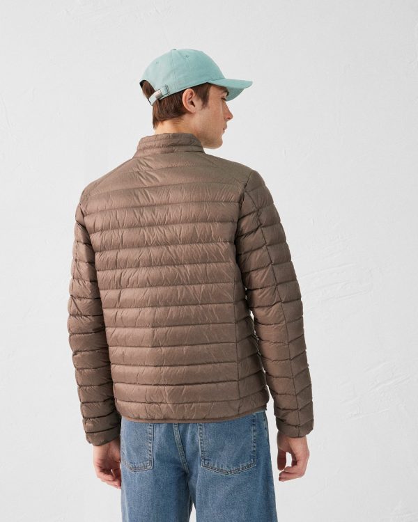 Doudoune légère Taupe Mat – Image 4
