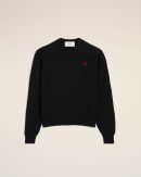 Pull Col Rond Ami de Coeur En Laine