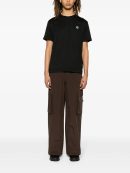 Compass-patch cotton T-shirt