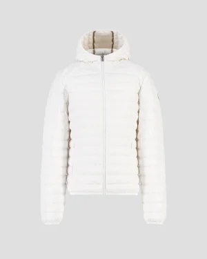 Doudoune légère à capuche Blanc Nico