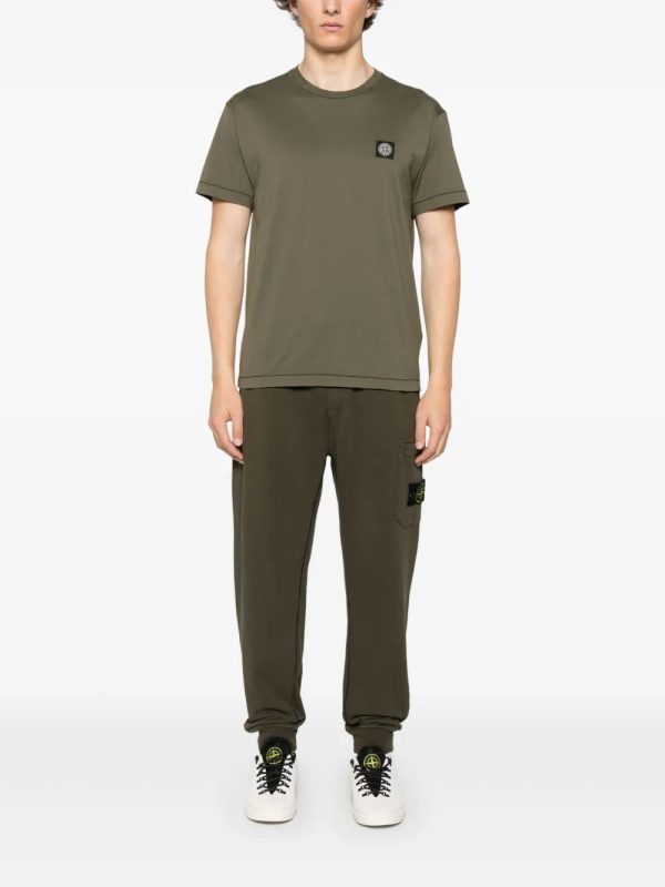 Compass-patch cotton T-shirt – Image 2