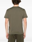 Compass-patch cotton T-shirt