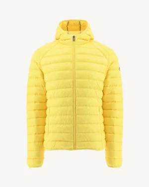 Doudoune légère à capuche Jaune clair Nico