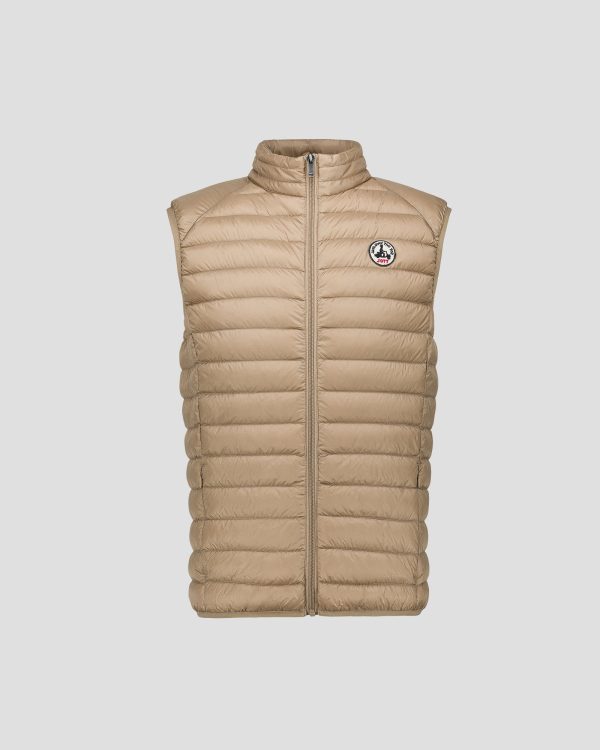 Doudoune sans manches Beige Tom