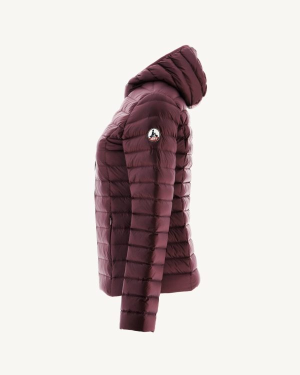Doudoune légère à capuche Aubergine Cloe – Image 3