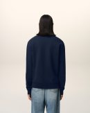 Sweatshirt Bleu Marine Ami de Coeur En Coton