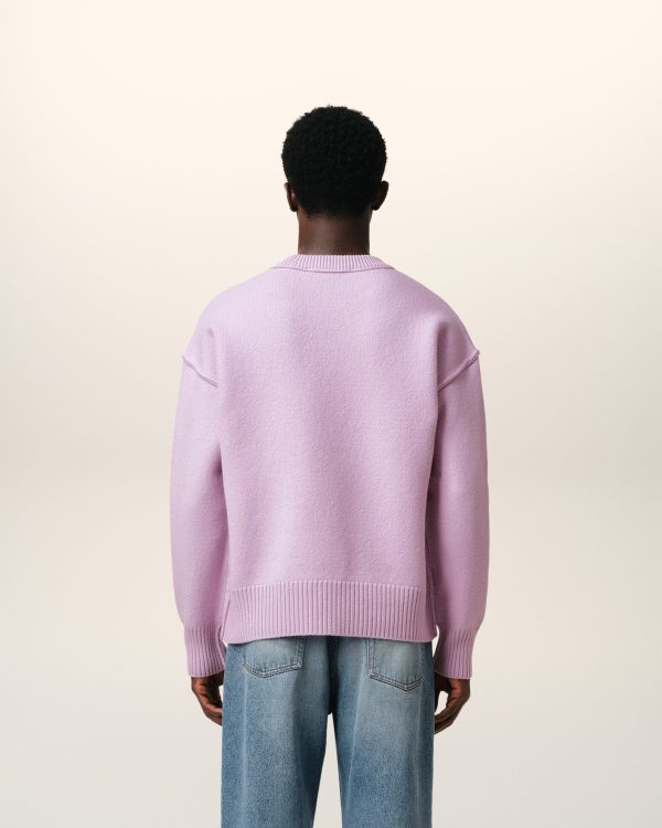 Pull Violet Ami de Coeur En Laine – Image 4
