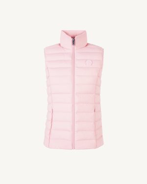 Doudoune sans manches stretch Rose pétale Grenada