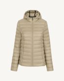 Doudoune légère à capuche Beige Cloe
