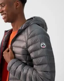 Doudoune légère à capuche Anthracite Nico