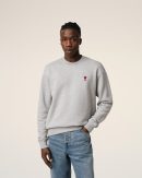 Sweatshirt Gris Ami de Coeur En Coton
