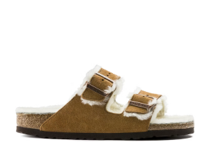 Birkenstock Arizona Shearling Suede Mink