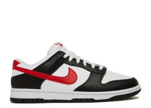 Nike Dunk Low Red Swoosh Panda