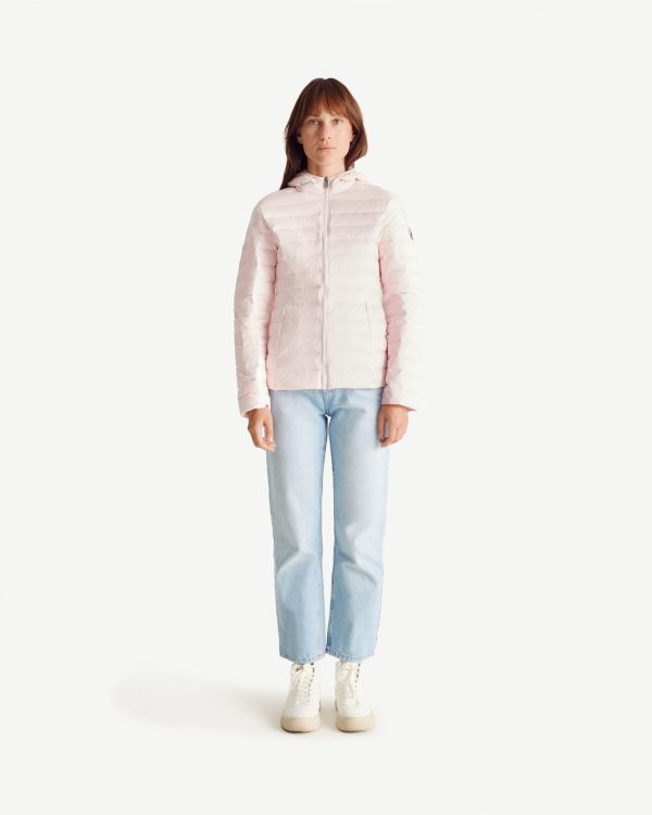 Doudoune légère à capuche Rose pétale Cloe – Image 6