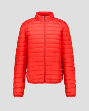 Doudoune légère Rouge feu Mat