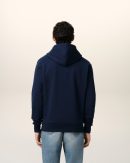Hoodie Bleu Marine Zippé Ami de Coeur En Coton