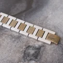 Bracelet Metropole « L » en Acier Bronze & Gris – 2040419, Longueur ajustable de 13 cm à 19 cm  Bronze