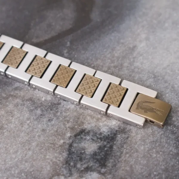 Bracelet Metropole « L » en Acier Bronze & Gris – 2040419, Longueur ajustable de 13 cm à 19 cm  Bronze – Image 4