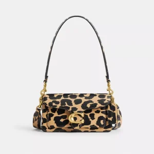 Sac épaule Tabby 20 avec imprimé léopard