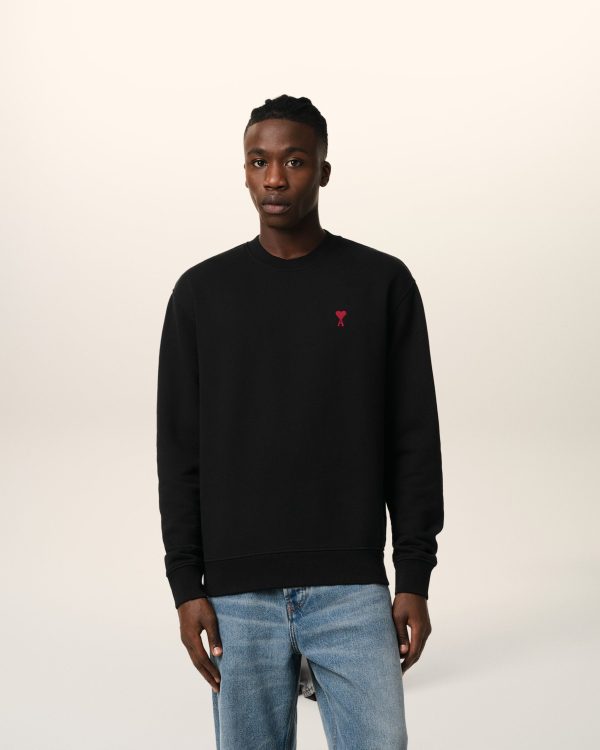 Sweatshirt Noir Ami de Coeur En Coton – Image 4