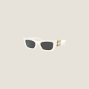 Lunettes de soleil Miu Glimpse – Gris ardoise