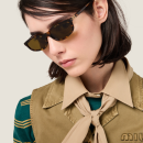 Lunettes de soleil Miu Regard – Verres vert plomb