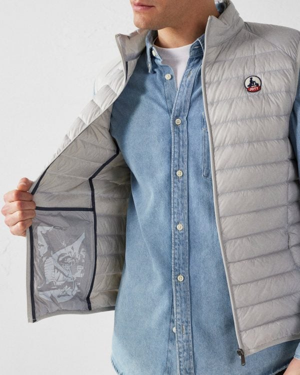Doudoune sans manches Gris glace Tom – Image 5