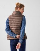 Doudoune légère sans manches Taupe Seda