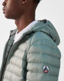 Doudoune légère à capuche Vert minéral Nico