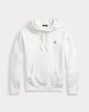 Le sweat à capuche RL en molleton – Blanc