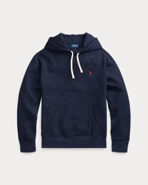 Le sweat à capuche RL en molleton – Marine croisière
