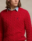 Pull en coton torsadé – Rouge Park Avenue