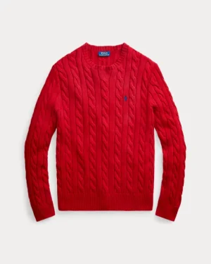 Pull en coton torsadé – Rouge Park Avenue