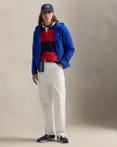 Sweat à capuche en maille double – Étoile Saphir