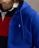 Sweat à capuche en maille double – Étoile Saphir
