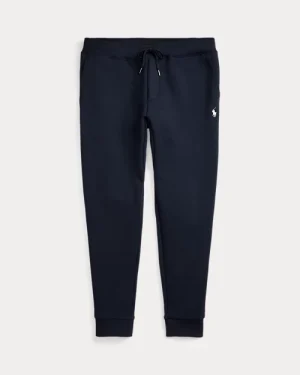 Pantalon de jogging jersey double – Marine Aviateur