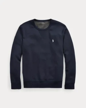Sweat en maille double – Marine Aviateur