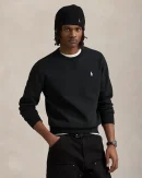 Sweat en maille double – Noir/Crème