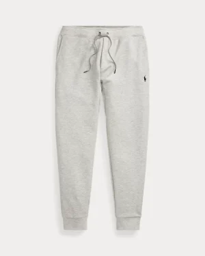 Pantalon de jogging jersey double – Chiné Sport clair