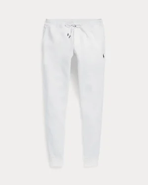 Pantalon de jogging jersey double – Blanc
