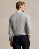 Pull à col rond en coton piqué – Chiné Andover
