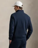 Pull quart de zip en maille double – Marine Aviateur