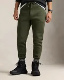 Pantalon de jogging jersey double – Chiné alpin