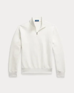 Pull quart de zip en maille double – Soho Chiné