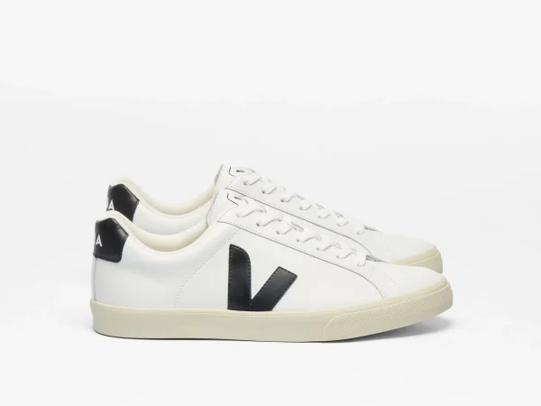 ESPLAR LEATHER WHITE BLACK